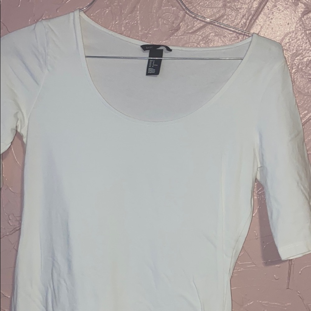 Basic white tee